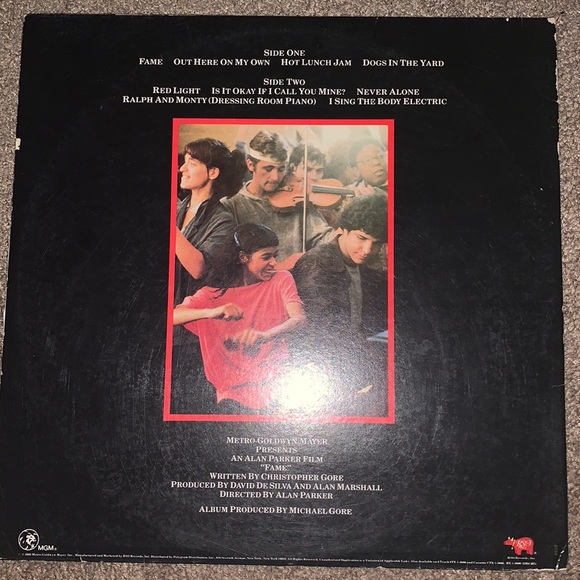 Fame The Original Soundtrack From The Motion Picture “Fame” Vintage Vinyl Rec - Picture 2 of 8